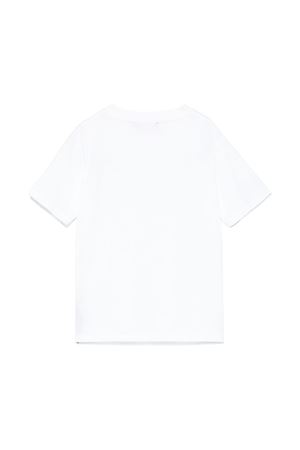 Rubberised-Logo T-Shirt BALMAIN PARIS KIDS | BW8P11Z0116100NE